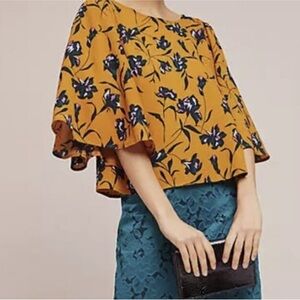 Isla Maude Floral Bat Wing Top